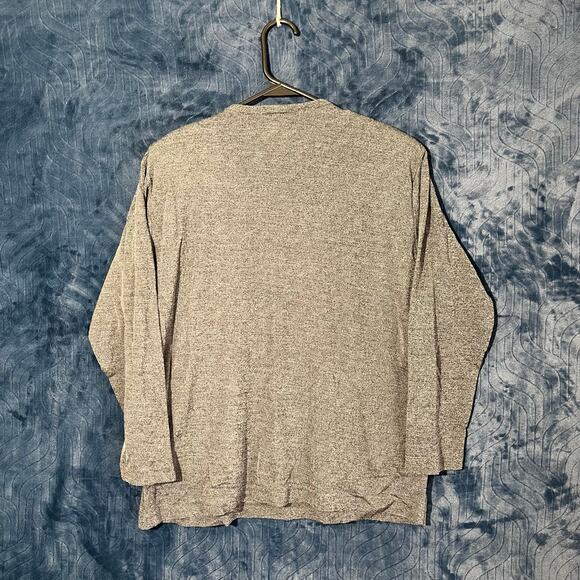 Vintage 90s Nino Wong Made In USA Floral Gray Knitted Cardigan Sweater Womans S - Picture 3 of 7